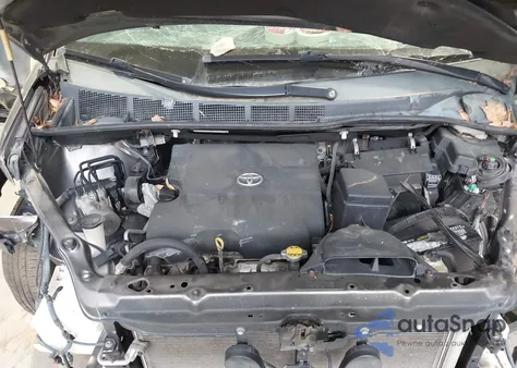 2013 Toyota Sienna Xle V6 8 Passenger из США, поврежденный, VIN 5TDYK3DC9DS384401